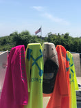 Load image into Gallery viewer, Beachmate towels and beach gear with kids long‑sleeve rash guards