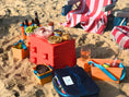 Load image into Gallery viewer, Beachmate buckets used as snack and drink caddies on the beach
