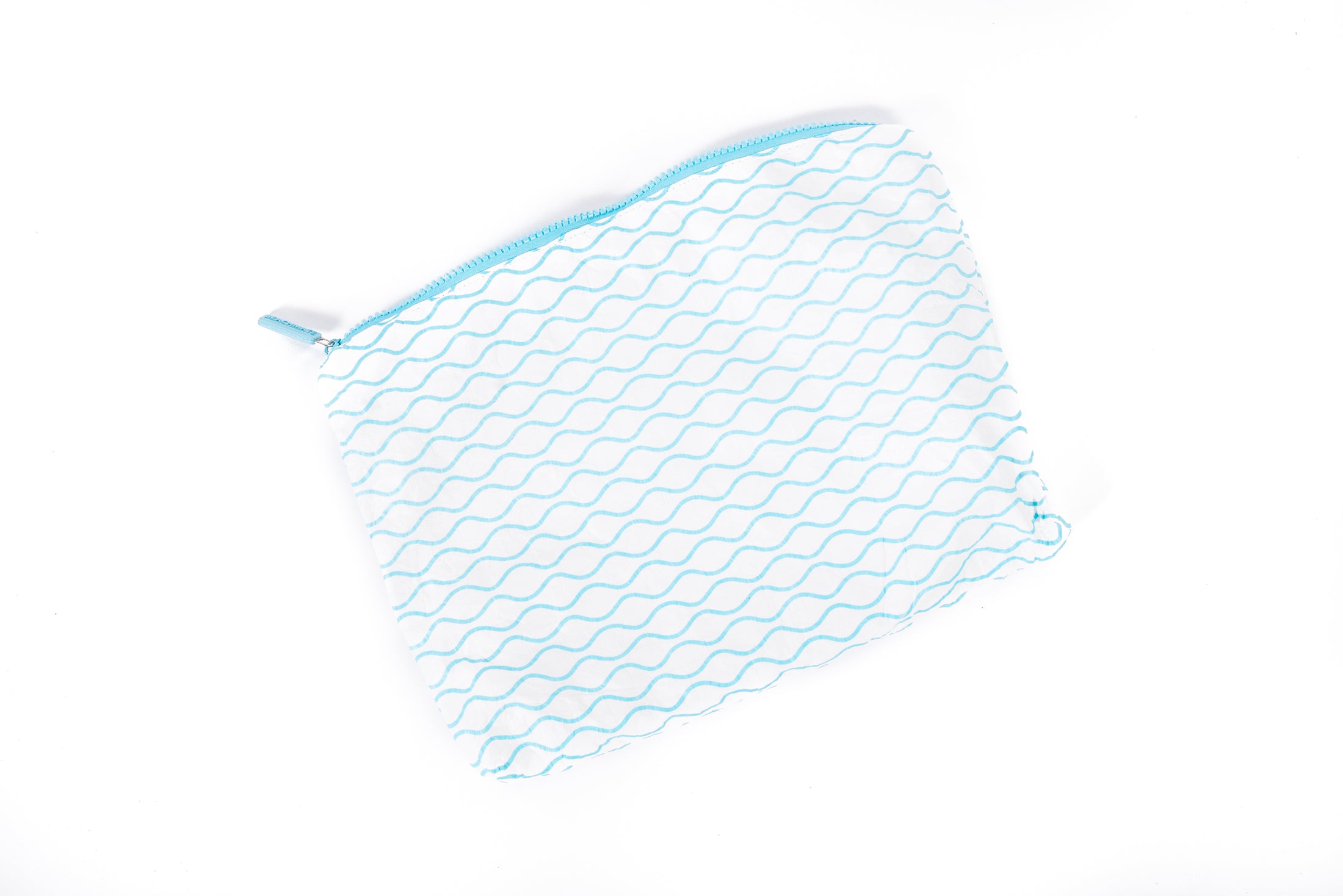 Set of two MyBeachMate mesh accessory bags (large & small) for travel organization. Transparent bags perfect for storing beach essentials.